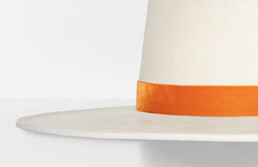 THE ORANGE VELVET STRAP