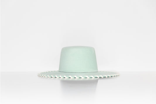 THE LACE EDGE BABY BLUE